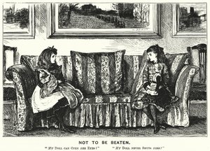 Punch tecknad: Not to Be Beaten (gravyr) av George (after) Du Maurier