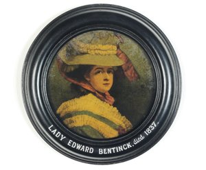 Elizabeth Cumberland, Lady Edward Bentinck (färg litho)