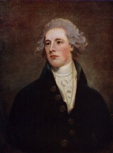 William Pitt den yngre, engelsk Tory-politiker och premiärminister (färg litho)