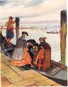La Biondina i Gondoletta, illustration från 