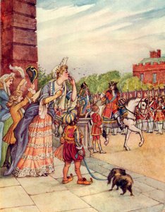Malbrough drar ut i krig (färglitografi) av George 9th Earl of Carlisle Howard
