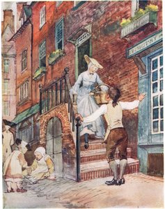 Sally in Our Alley, illustration från "A Picture Song Book", 1910