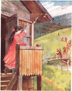 Snövit, illustration från 