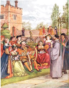 Kings Ballad, illustration från "A Picture Song Book", 1910 av George, 9th Earl of Carlisle Howard