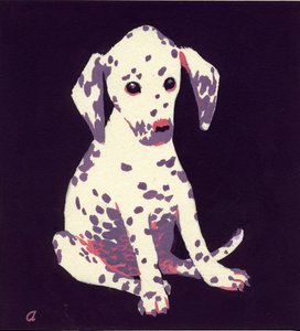 Dalmatisk valp, 1950-tal av George Adamson