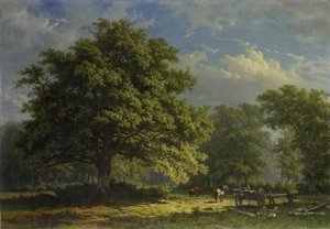Utsikt i Bentheimskogen av George Andries Roth