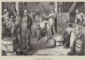 En Virginia Country Store av George Augustus Sala