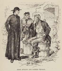 Biddy MFlinn och far OQuigly av George Augustus Sala