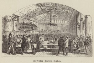 Bowery Music Hall av George Augustus Sala