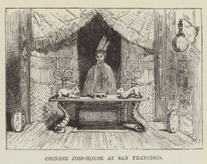 Kinesiska Joss-House i San Francisco av George Augustus Sala