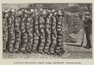 Fångar som återvänder från arbetet, Richmond Penitentiary