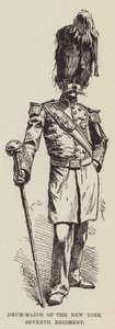 Trummajor vid New Yorks sjunde regemente av George Augustus Sala