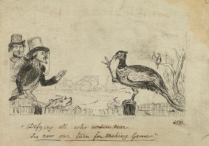 Fasan som trotsar jägare av George Augustus Sala