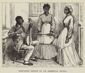 Servants Office i ett amerikanskt hotell av George Augustus Sala
