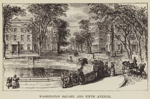 Washington Square och Fifth Avenue av George Augustus Sala