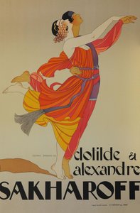 Clotilde och Alexandre Sakharoff, 1921.