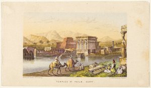 Templen på Philae, Egypten av George Baxter
