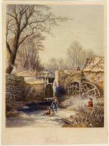 Vinter, även kallad Den lilla vintern av George Baxter