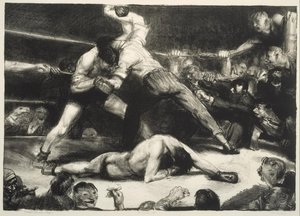 En knock-out av George Bellows