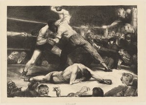 En knockout av George Bellows