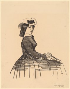 En irländsk tjej av George Bellows
