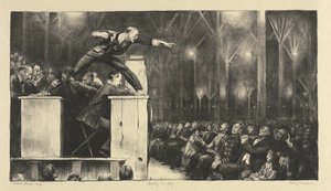 Billy Sunday av George Bellows