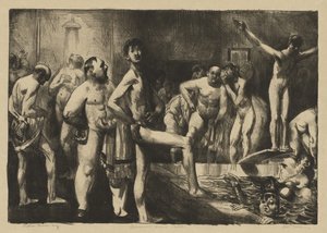 Bad för affärsmän av George Bellows