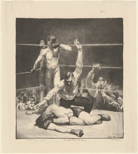 Uträknat, första stenen av George Bellows