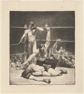”Counted Out”, första stenen av George Bellows
