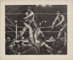 Dempsey och Firpo av George Bellows