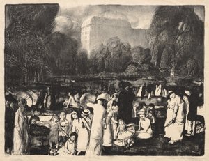 I parken, ljus av George Bellows