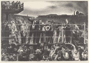 Presentation av Georges Carpentier av George Bellows