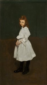 Liten flicka i vitt (Queenie Burnett)