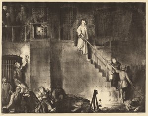 Mordet på Edith Cavell av George Bellows