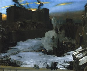 Utgrävningen vid Pennsylvania Station av George Bellows