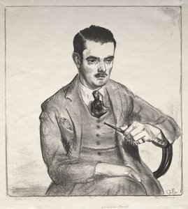 Porträtt, Louis Bouché av George Bellows