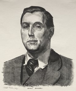 Porträtt av Eugene Speicher, Second Stone av George Bellows