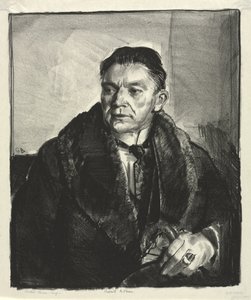 Porträtt av Robert Aitken, Second Stone av George Bellows