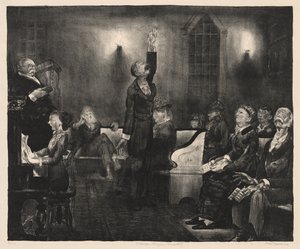 Bönemöte, Second Stone av George Bellows