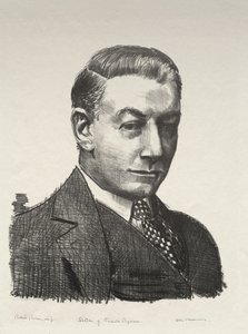 Skiss av Frank Byrne av George Bellows