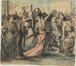 Society Ball [vers] av George Bellows