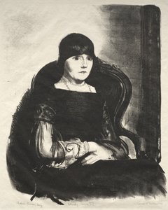 Studie, fru R. av George Bellows