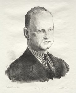 Studie av B. P. av George Bellows