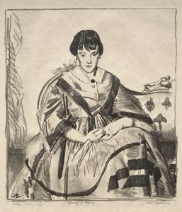 Studie av Maria av George Bellows