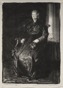 Studie av min mor, Första stenen av George Bellows