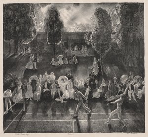 Tennis av George Bellows