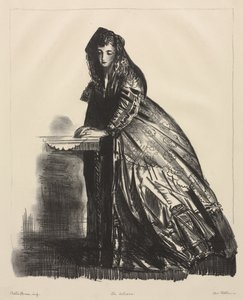 Skådespelerskan av George Bellows