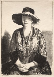 Den svarta hatten av George Bellows