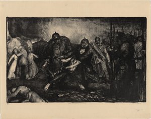 Tyskarna anländer av George Bellows