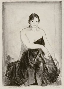 Modellen, den andra stenen av George Bellows